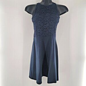 Hollister Navy Blue Skater Dress Size XS